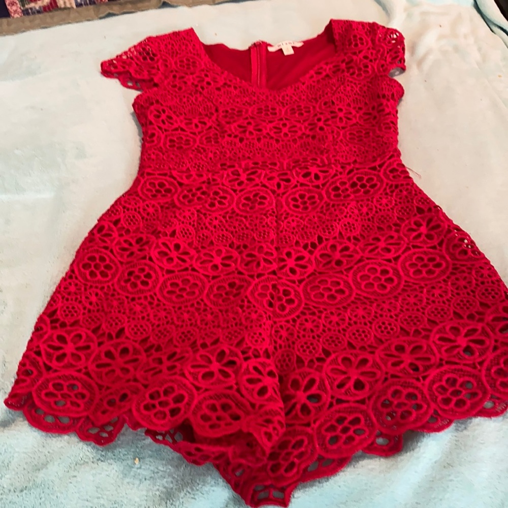 Red romper